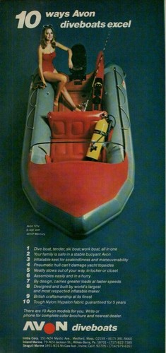 1979 avon dive - dive, boat