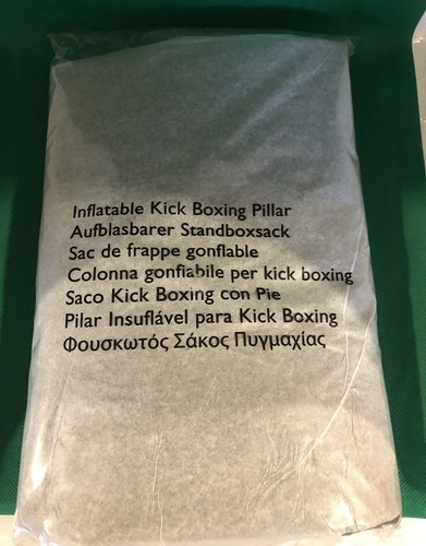 Inflatable kick boxing - kick, pillar